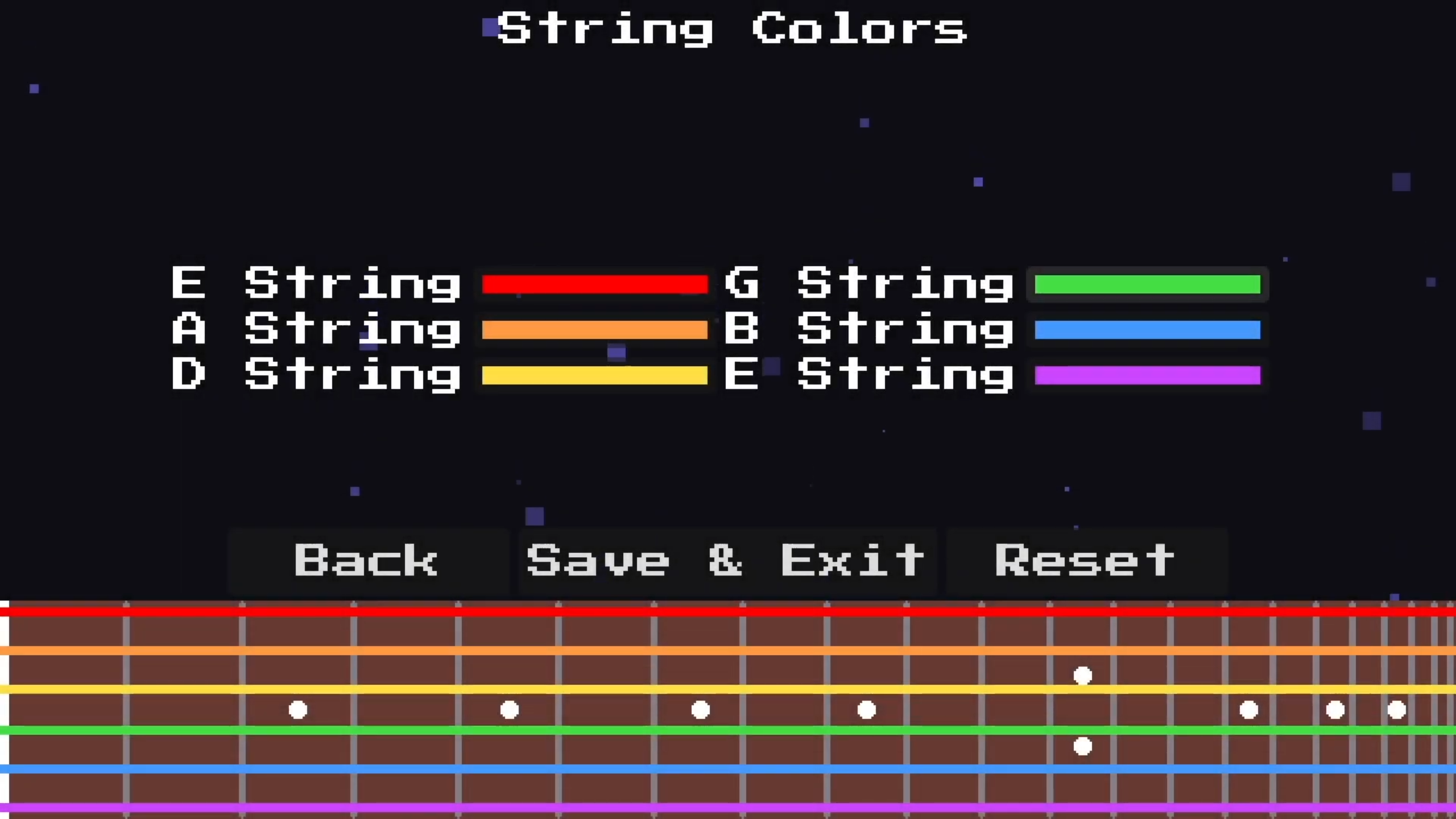 String color selector
